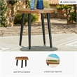 Signature Design by Ashley Needle Snow Outdoor End Table