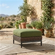 Signature Design by Ashley Needle Snow Outdoor Ottoman with Cushion