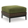 Signature Design by Ashley Needle Snow Outdoor Ottoman with Cushion