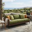 Signature Design by Ashley Needle Snow Outdoor Sofa with Cushion
