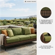 Signature Design by Ashley Needle Snow Outdoor Sofa with Cushion