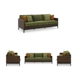 Signature Design by Ashley Needle Snow Outdoor Sofa with Cushion