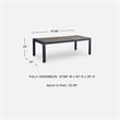 Signature Design by Ashley Bayou Clay Outdoor Dining Table