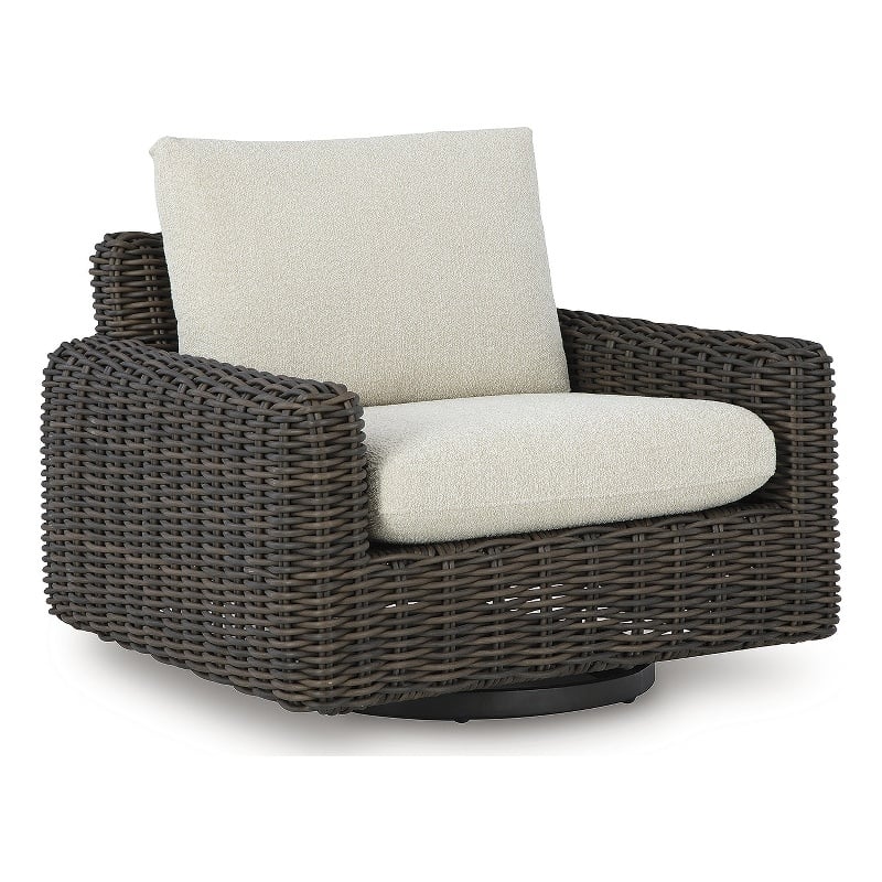 Signature Design by Ashley Peridot Trellis Outdoor Swivel Lounge Chair