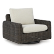 Signature Design by Ashley Peridot Trellis Outdoor Swivel Lounge Chair