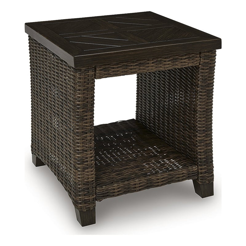 Signature Design by Ashley Pinecone Vale Outdoor End Table