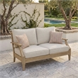 Signature Design by Ashley Filament Lattice Loveseat with Cushion