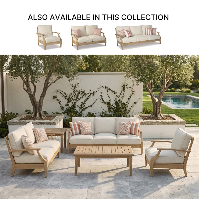 Signature Design by Ashley Filament Lattice Loveseat with Cushion