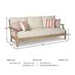Signature Design by Ashley Filament Lattice Sofa with Cushion