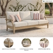 Signature Design by Ashley Filament Lattice Sofa with Cushion