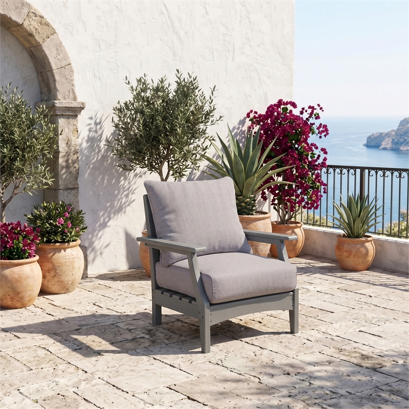 Signature Design by Ashley Birch Creek Outdoor Lounge Chair with Cushion