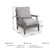 Signature Design by Ashley Birch Creek Outdoor Lounge Chair with Cushion