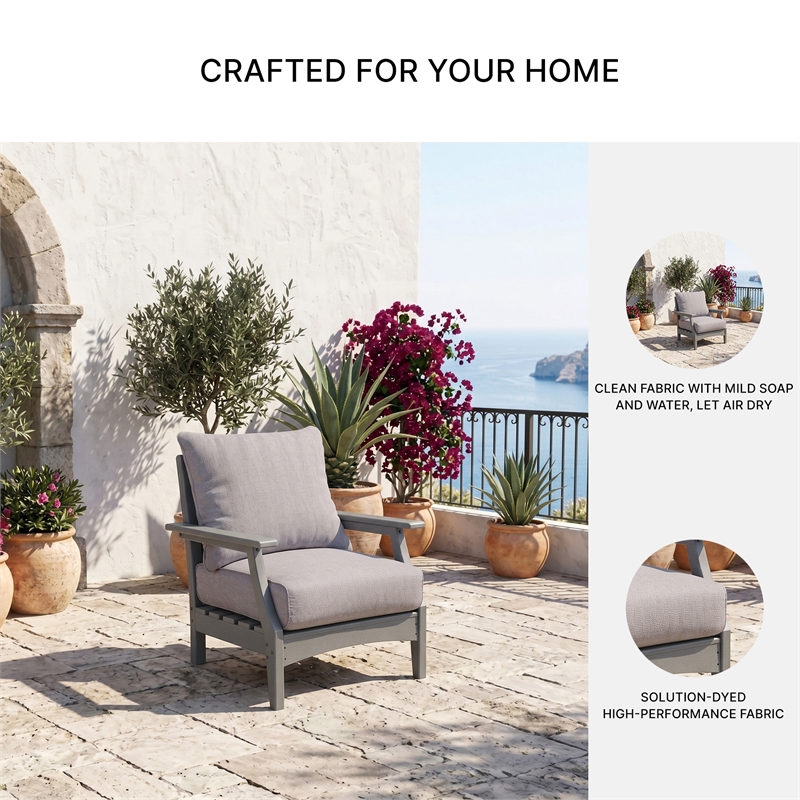 Signature Design by Ashley Birch Creek Outdoor Lounge Chair with Cushion