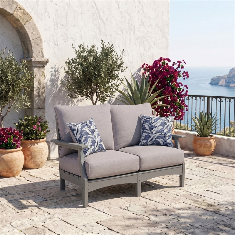 Signature Design by Ashley Birch Creek Outdoor Loveseat with Cushion