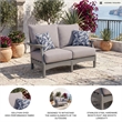 Signature Design by Ashley Birch Creek Outdoor Loveseat with Cushion