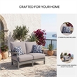 Signature Design by Ashley Birch Creek Outdoor Loveseat with Cushion