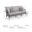 Signature Design by Ashley Birch Creek Outdoor Sofa with Cushion