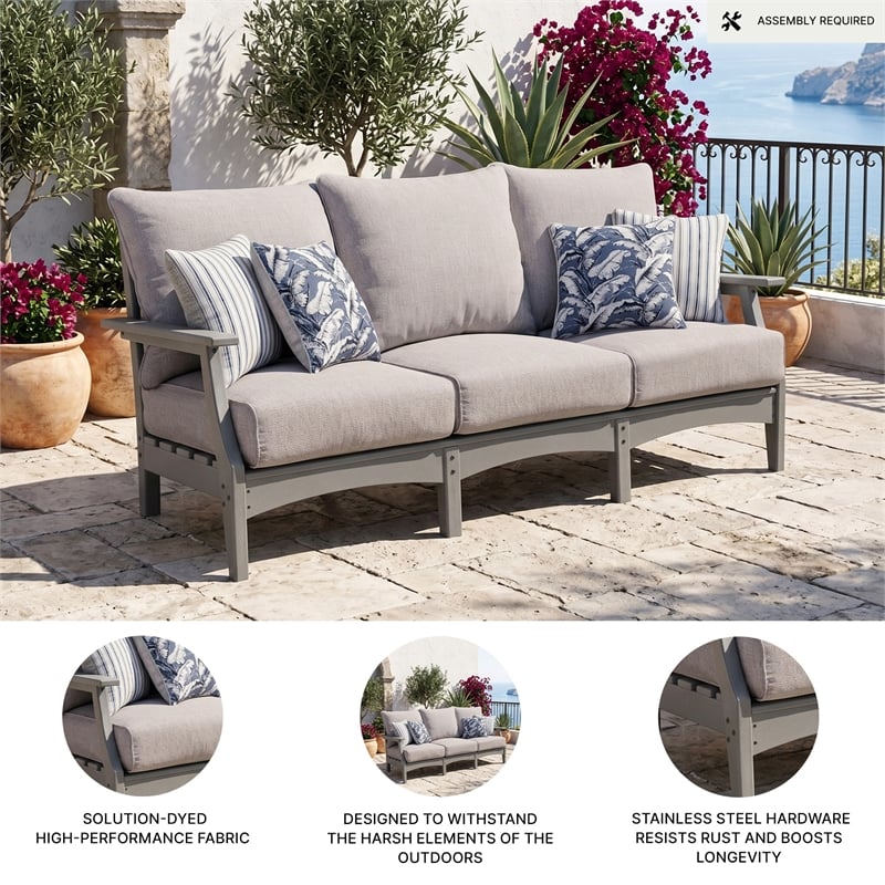 Signature Design by Ashley Birch Creek Outdoor Sofa with Cushion