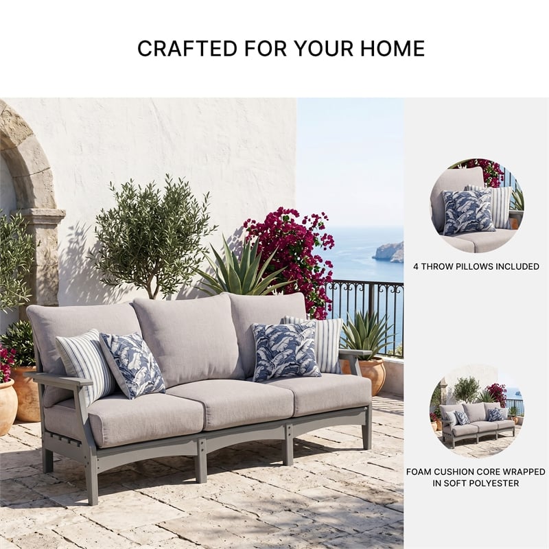 Signature Design by Ashley Birch Creek Outdoor Sofa with Cushion