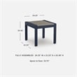 Signature Design by Ashley Bayou Clay Outdoor End Table