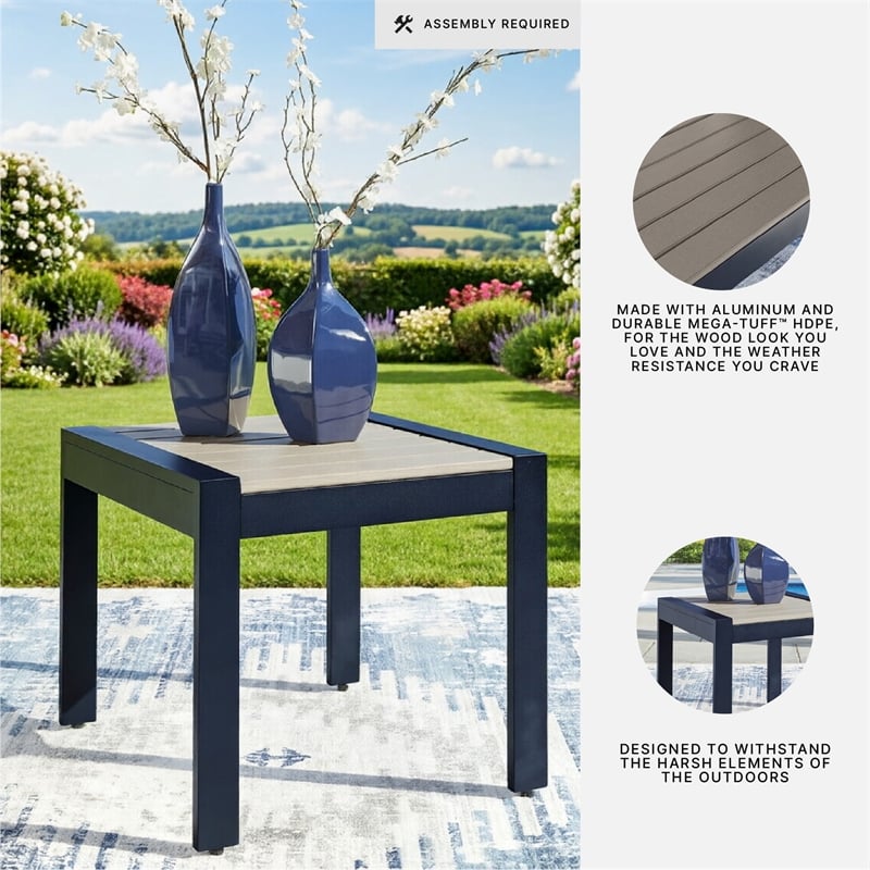 Signature Design by Ashley Bayou Clay Outdoor End Table