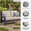 Signature Design by Ashley Bayou Clay Outdoor Loveseat with Cushion