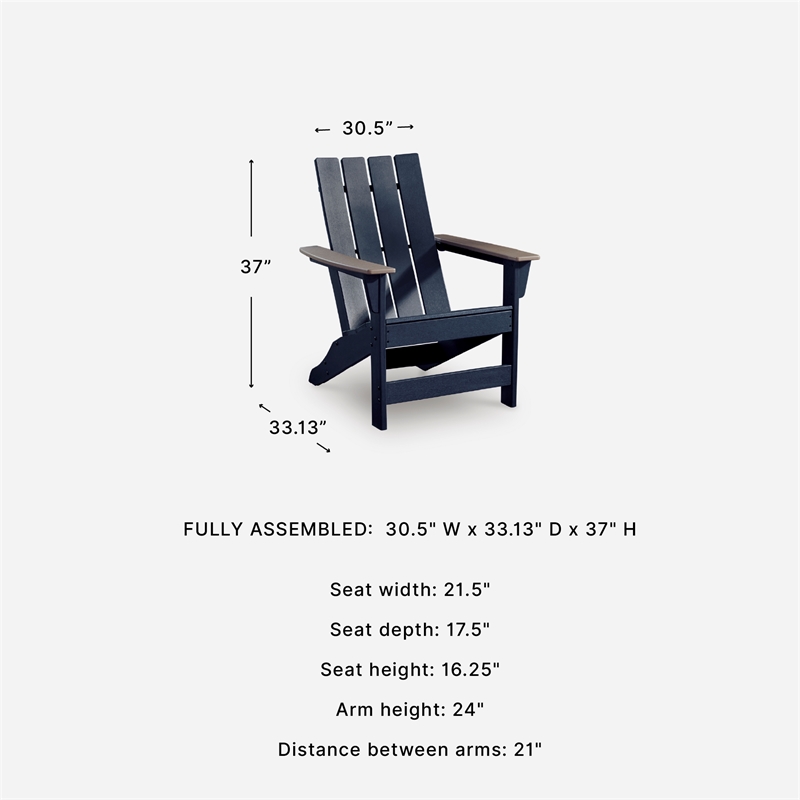 Signature Design by Ashley Bayou Clay Adirondack Chair