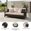 Signature Design by Ashley Pinecone Vale Outdoor Sofa with Cushion