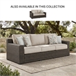 Signature Design by Ashley Teak Opaline Outdoor Sofa with Cushion