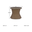 Signature Design by Ashley Sanderling Dell Outdoor End Table