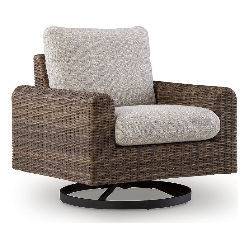 Signature Design by Ashley Osprey Swell Outdoor Swivel Lounge Chair