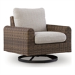 Signature Design by Ashley Osprey Swell Outdoor Swivel Lounge Chair