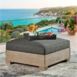 Signature Design by Ashley Tempest Petrichor Outdoor Ottoman with Cushion