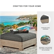 Signature Design by Ashley Tempest Petrichor Outdoor Ottoman with Cushion