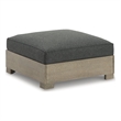 Signature Design by Ashley Tempest Petrichor Outdoor Ottoman with Cushion