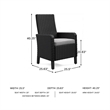 Signature Design by Ashley Isopleth Outdoor Arm Chair with Cushion (Set of 2)