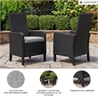 Signature Design by Ashley Isopleth Outdoor Arm Chair with Cushion (Set of 2)