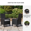 Signature Design by Ashley Isopleth Outdoor Arm Chair with Cushion (Set of 2)