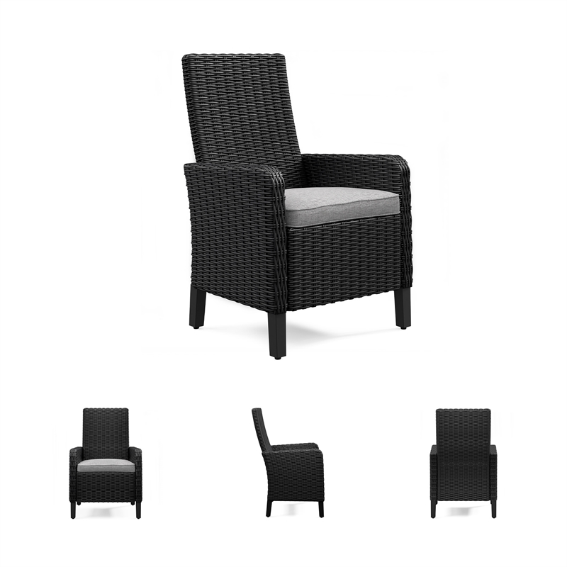 Signature Design by Ashley Isopleth Outdoor Arm Chair with Cushion (Set of 2)