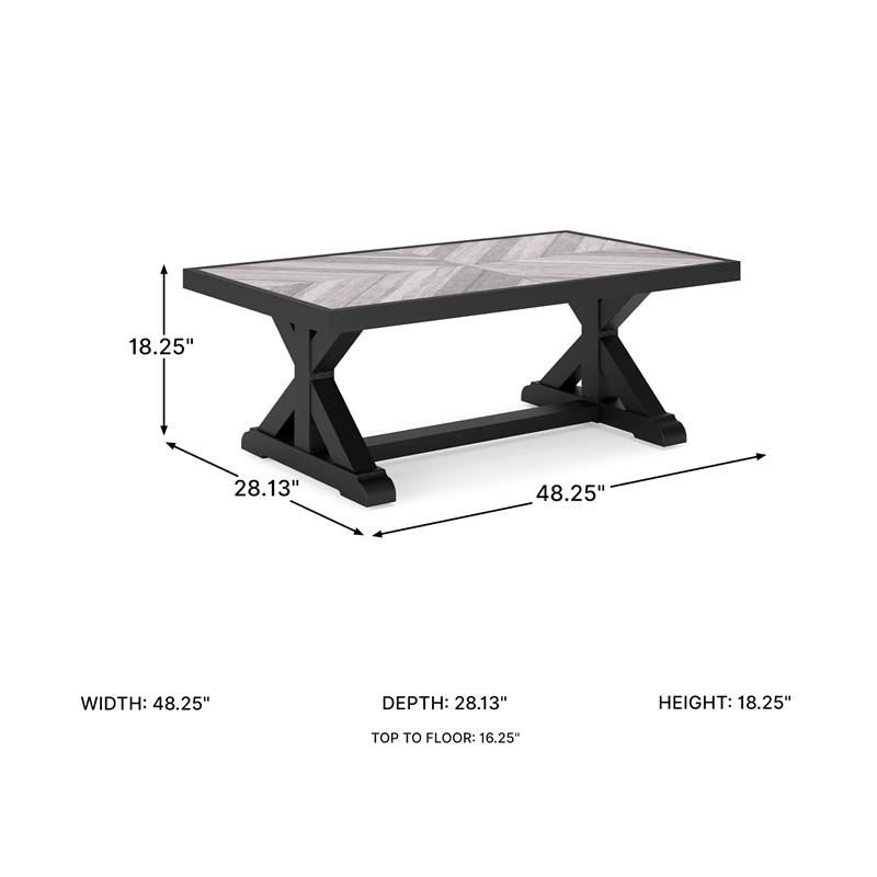Signature Design by Ashley Isopleth Outdoor Coffee Table