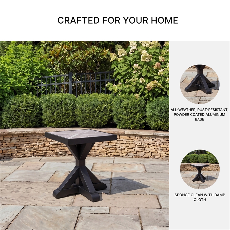 Signature Design by Ashley Isopleth Outdoor End Table