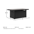 Signature Design by Ashley Isopleth Outdoor Fire Pit Table