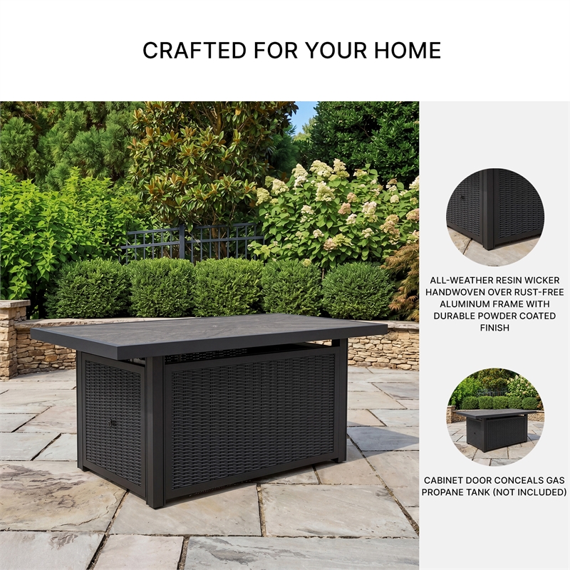 Signature Design by Ashley Isopleth Outdoor Fire Pit Table