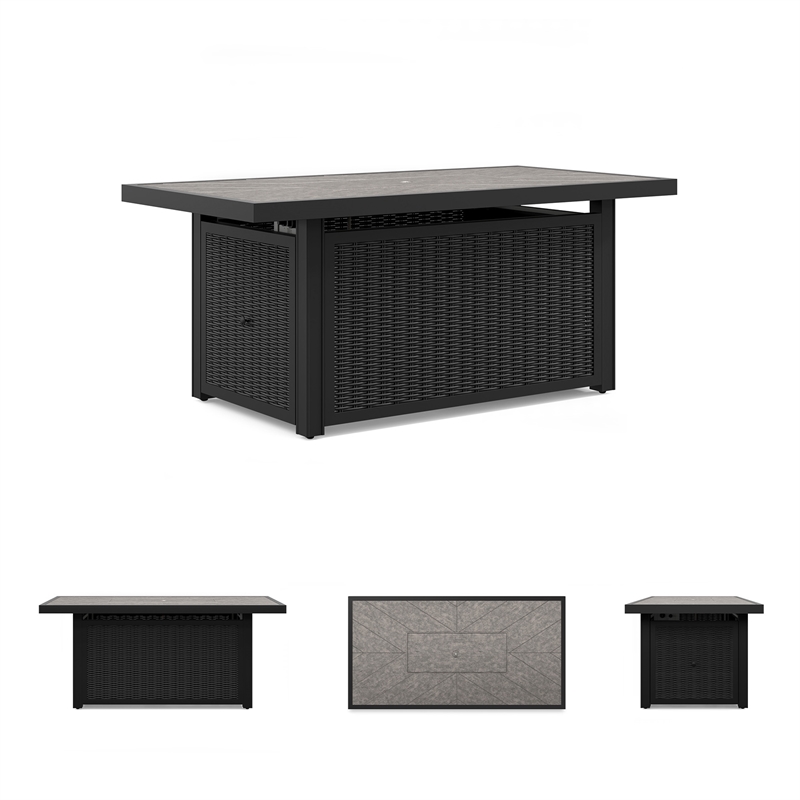 Signature Design by Ashley Isopleth Outdoor Fire Pit Table