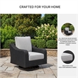 Signature Design by Ashley Isopleth Outdoor Swivel Lounge with Cushion