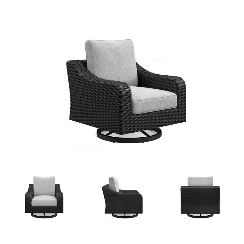 Signature Design by Ashley Isopleth Outdoor Swivel Lounge with Cushion