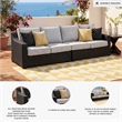 Signature Design by Ashley Isopleth 2-Piece Outdoor Loveseat with Cushion