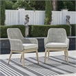 Signature Design by Ashley Hemlock Mica Outdoor Dining Arm Chair (Set of 2)