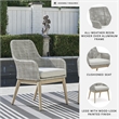 Signature Design by Ashley Hemlock Mica Outdoor Dining Arm Chair (Set of 2)