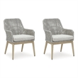 Signature Design by Ashley Hemlock Mica Outdoor Dining Arm Chair (Set of 2)